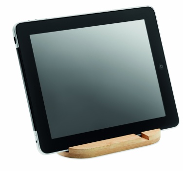 Logotrade promotional merchandise photo of: Bamboo tablet/smartphone stand