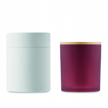 Logo trade corporate gifts picture of: Plant based wax candle 280 gr