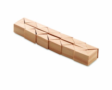 Logo trade business gifts image of: Wooden puzzle/brain teaser