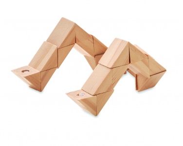Logo trade promotional merchandise picture of: Wooden puzzle/brain teaser