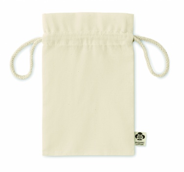 Logo trade business gift photo of: Small organic cotton gift bag