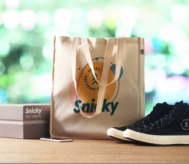 Logotrade promotional product picture of: Organic cotton shopping bag