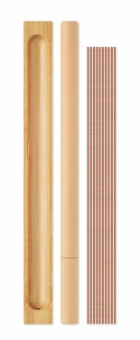 Logo trade corporate gifts picture of: Incense set in bamboo