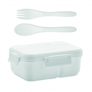 Logotrade promotional item image of: Lunch box with cutlery in PP