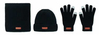 Logotrade promotional item picture of: Set of 3 RPET winter pieces