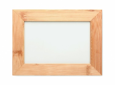 Logo trade promotional gift photo of: Bamboo photo frame
