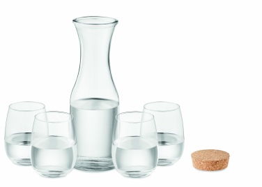 Logo trade promotional gift photo of: Set of recycled glass drink