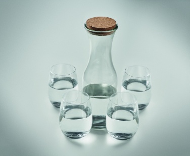 Logotrade promotional item picture of: Set of recycled glass drink