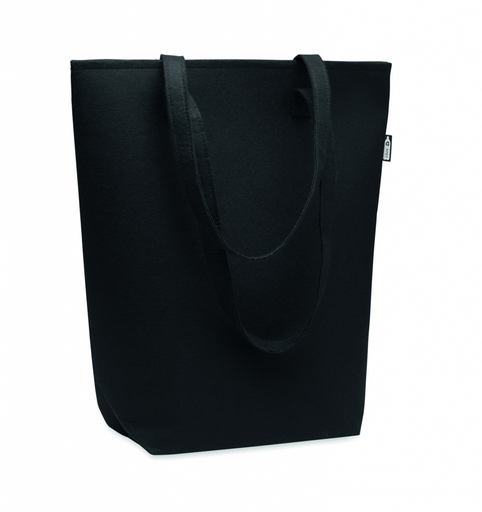 Logo trade promotional merchandise picture of: RPET felt event/shopping bag