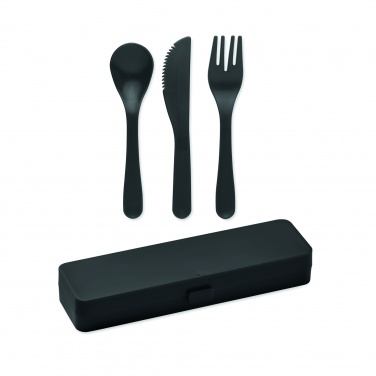Logotrade advertising products photo of: Cutlery set recycled PP