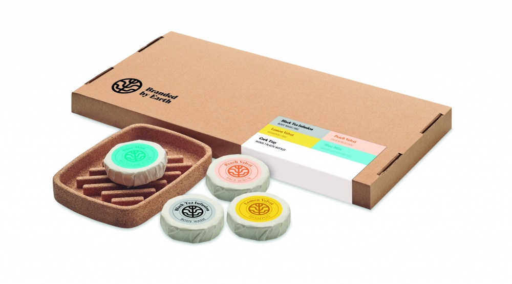Logo trade promotional gift photo of: Vegan Gift beauty set