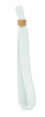 Logo trade advertising products image of: RPET polyester wristband