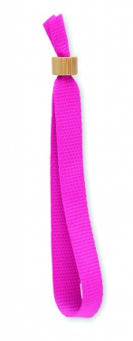 Logo trade corporate gifts image of: RPET polyester wristband