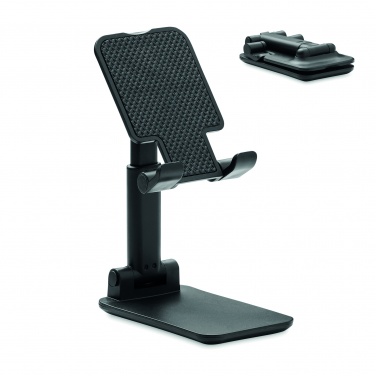 Logo trade promotional giveaways image of: Foldable phone stand in ABS
