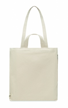 Logotrade promotional product picture of: Recycled cotton shopping bag