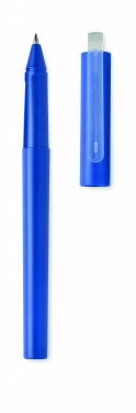 Logotrade business gift image of: RPET blue gel ink ball pen