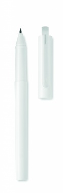 Logo trade advertising products picture of: RPET blue gel ink ball pen