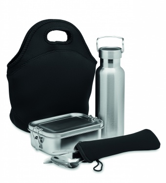 Logotrade promotional products photo of: Lunch set in stainless steel