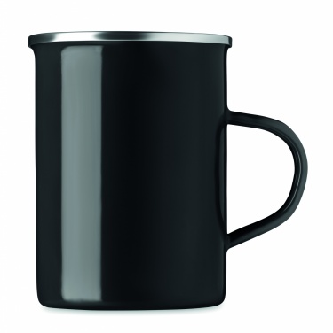 Logotrade promotional giveaway image of: Metal mug with enamel layer