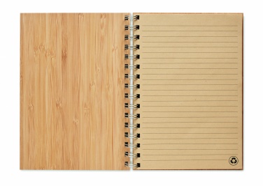 Logotrade corporate gifts photo of: A5 ring bound Bamboo notebook