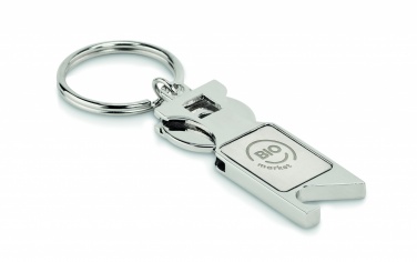Logotrade promotional gift image of: Euro Token key ring Porvoo