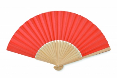 Logo trade promotional merchandise photo of: Manual hand fan