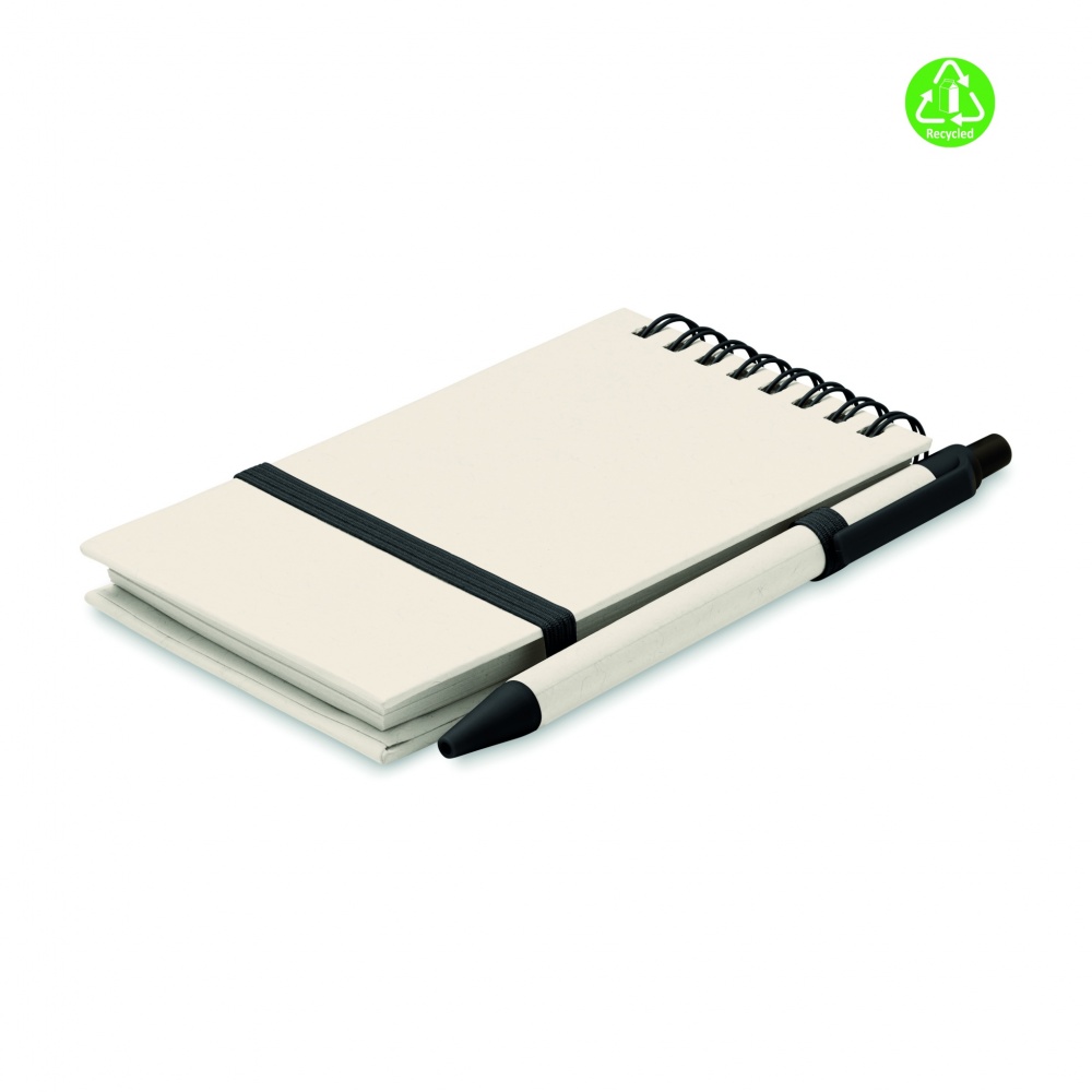 Logo trade promotional items image of: A6 milk carton notebook set