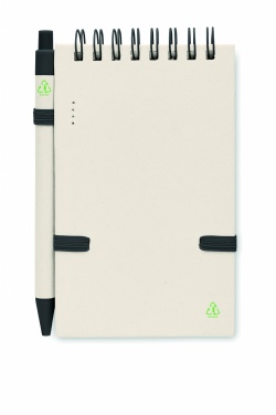 Logotrade promotional item picture of: A6 milk carton notebook set