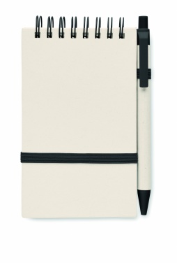 Logo trade promotional giveaway photo of: A6 milk carton notebook set