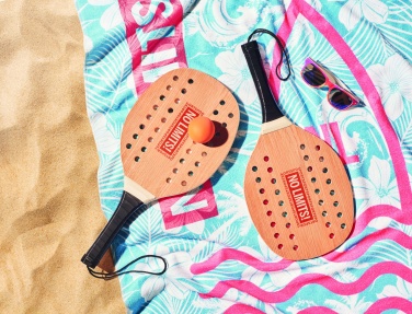 Logo trade promotional products picture of: Rosewood beach tennis set