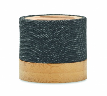Logotrade promotional gifts photo of: Bamboo RPET wireless speaker