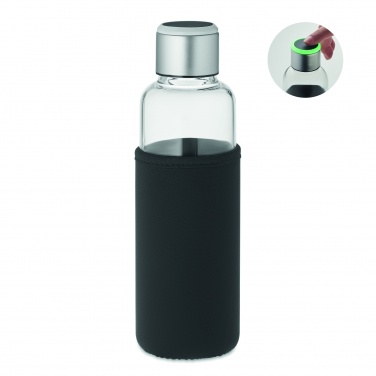 Logo trade promotional merchandise image of: Glass bottle sensor reminder