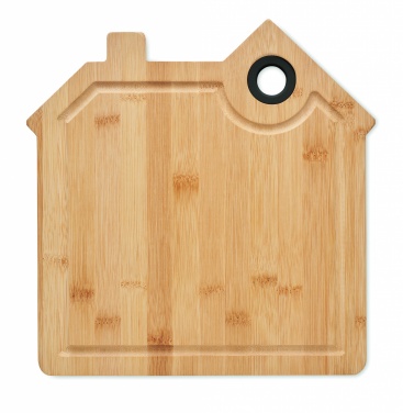 Logo trade promotional item photo of: Bamboo house cutting board