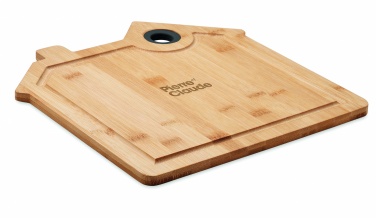 Logo trade promotional giveaways picture of: Bamboo house cutting board