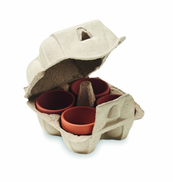Logo trade corporate gifts picture of: Egg carton growing kit
