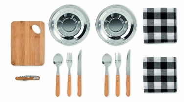 Logotrade business gifts photo of: Picnic 2 person set in pouch
