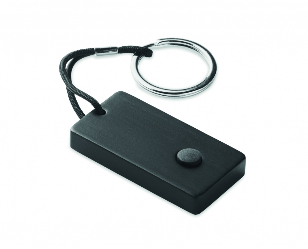 Logo trade promotional merchandise picture of: Key finder device in bamboo