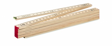 Logotrade corporate gifts photo of: Carpenter ruler in wood 2m
