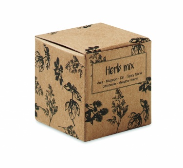 Logotrade corporate gifts photo of: Herb seed bomb in carton box