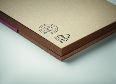 Logo trade promotional gift photo of: Recycled paper memo set