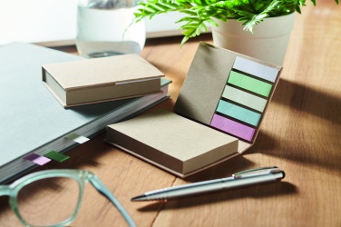 Logo trade promotional merchandise photo of: Recycled memo pad set