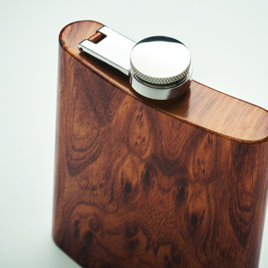 Logo trade promotional product photo of: Slim hip flask 190 ml