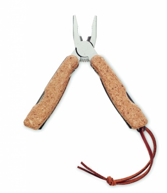 Logo trade promotional giveaways picture of: Multi tool pocket knife cork