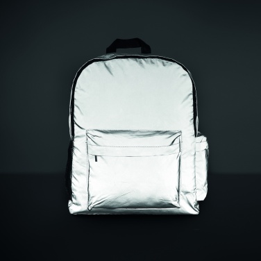 Logotrade promotional giveaway image of: High reflective backpack 190T