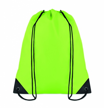 Logo trade promotional giveaways image of: 190T Polyester drawstring bag