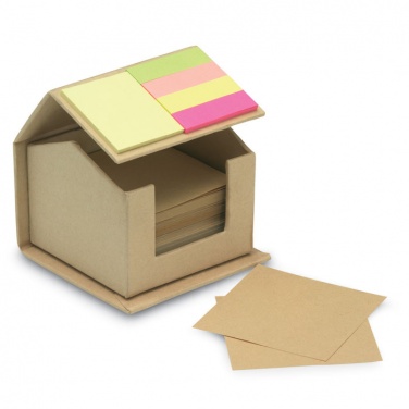 Logotrade promotional item image of: Memo/sticky notes pad recycled