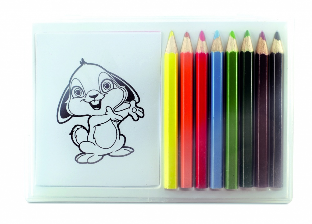 Logotrade promotional item picture of: Wooden pencil colouring set
