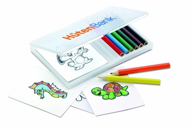 Logotrade promotional giveaways photo of: Wooden pencil colouring set