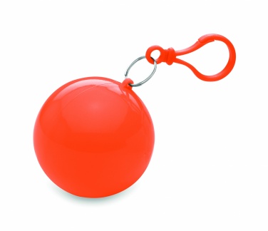 Logo trade promotional items image of: Poncho in round container