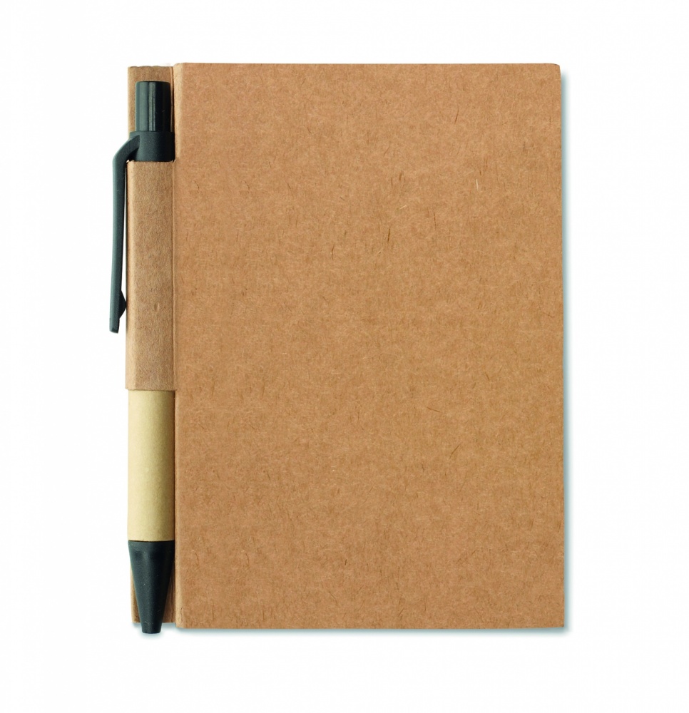Logotrade promotional gift image of: Recycled notebook with pen